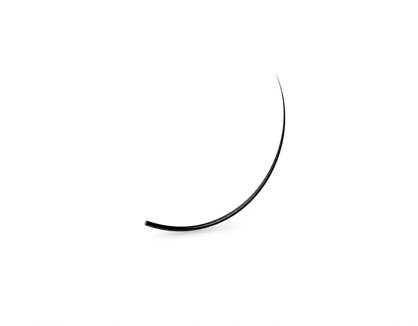 B Curl lash sample