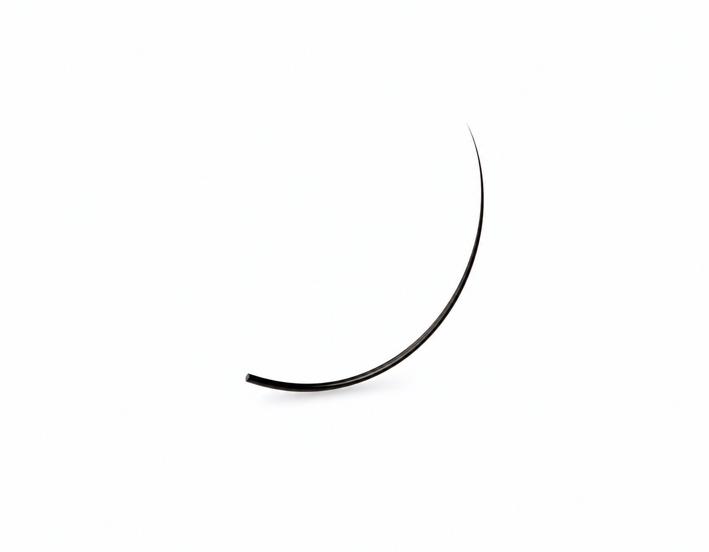 B Curl lash sample
