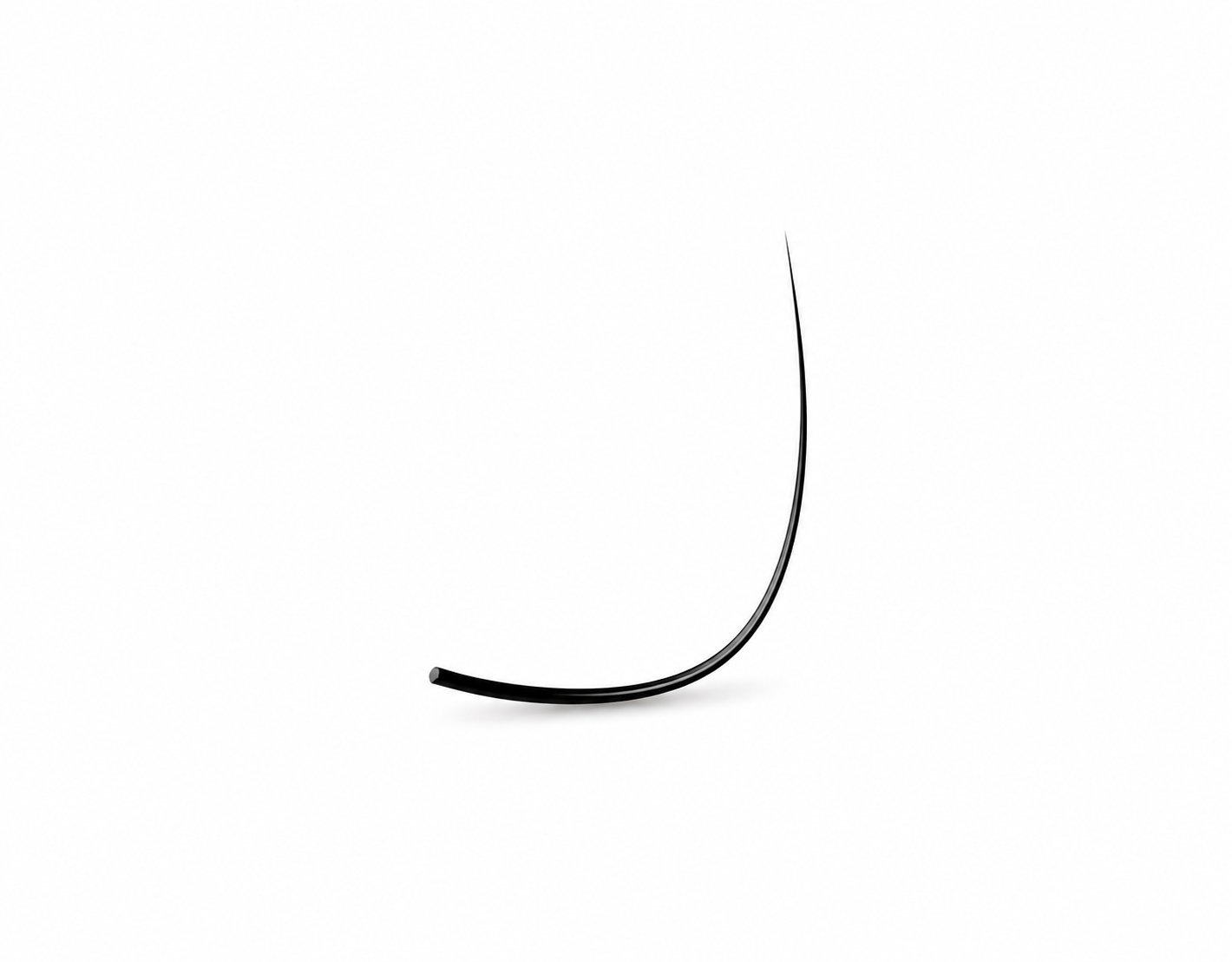 L Curl lash sample