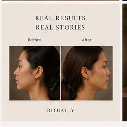 Before face slimming result